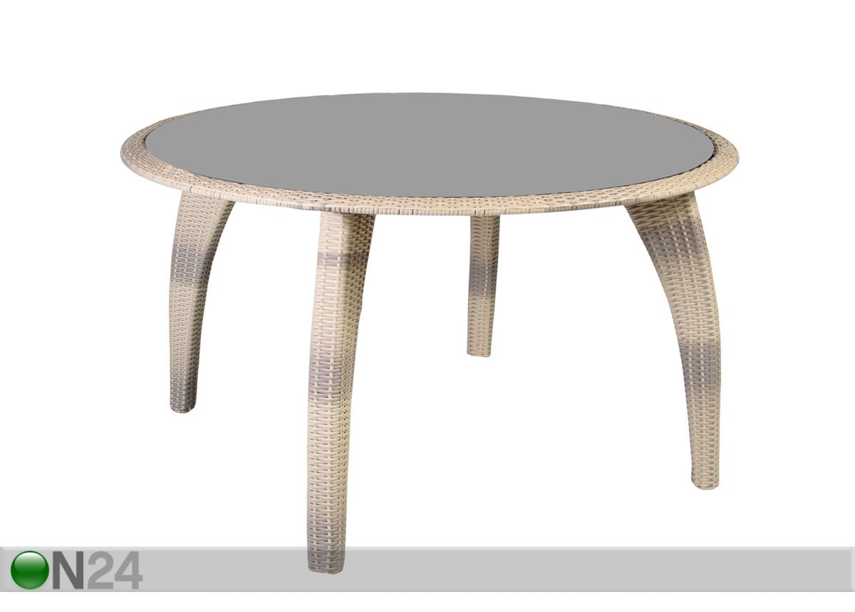 Aialaud Wicker Ø 120 cm suurendatud