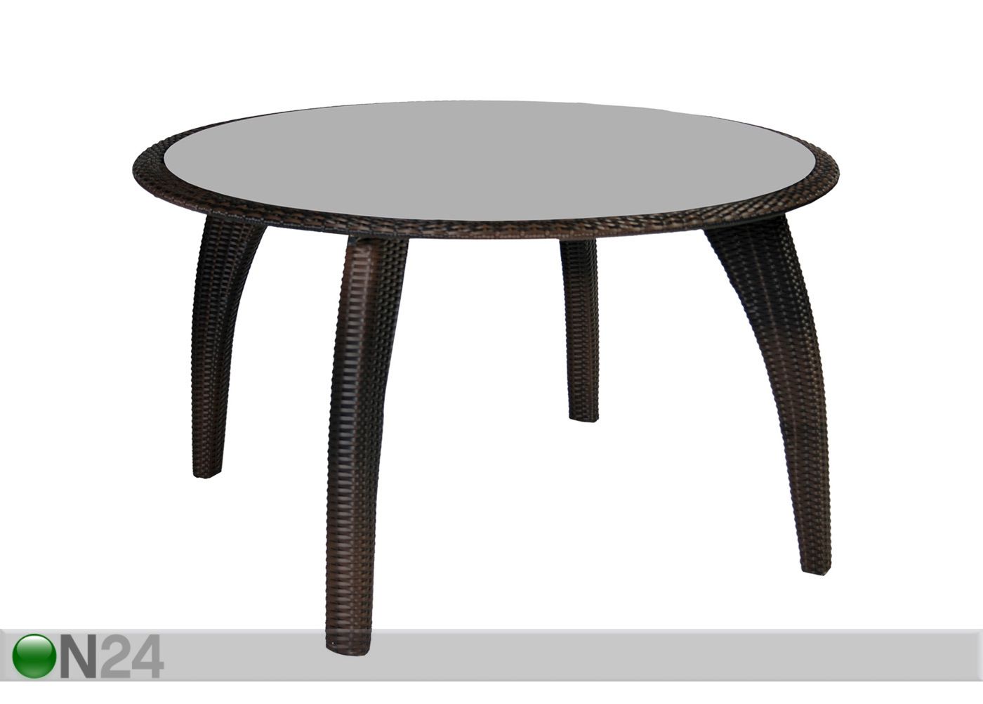 Aialaud Wicker Ø 120 cm suurendatud
