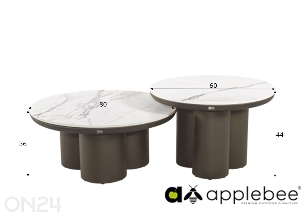 Aialaudade komplekt Tonga, 2 tk suurendatud mõõdud