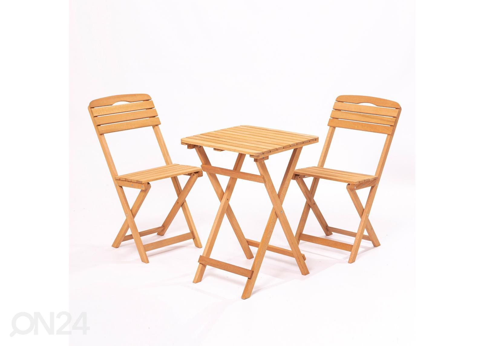 Aiamööbel 2 tooli + aialaud 50x50 cm suurendatud
