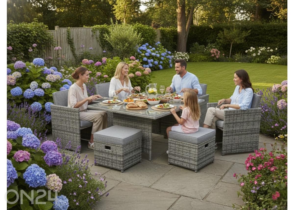 Aiamööbli komplekt Delizioso suurendatud