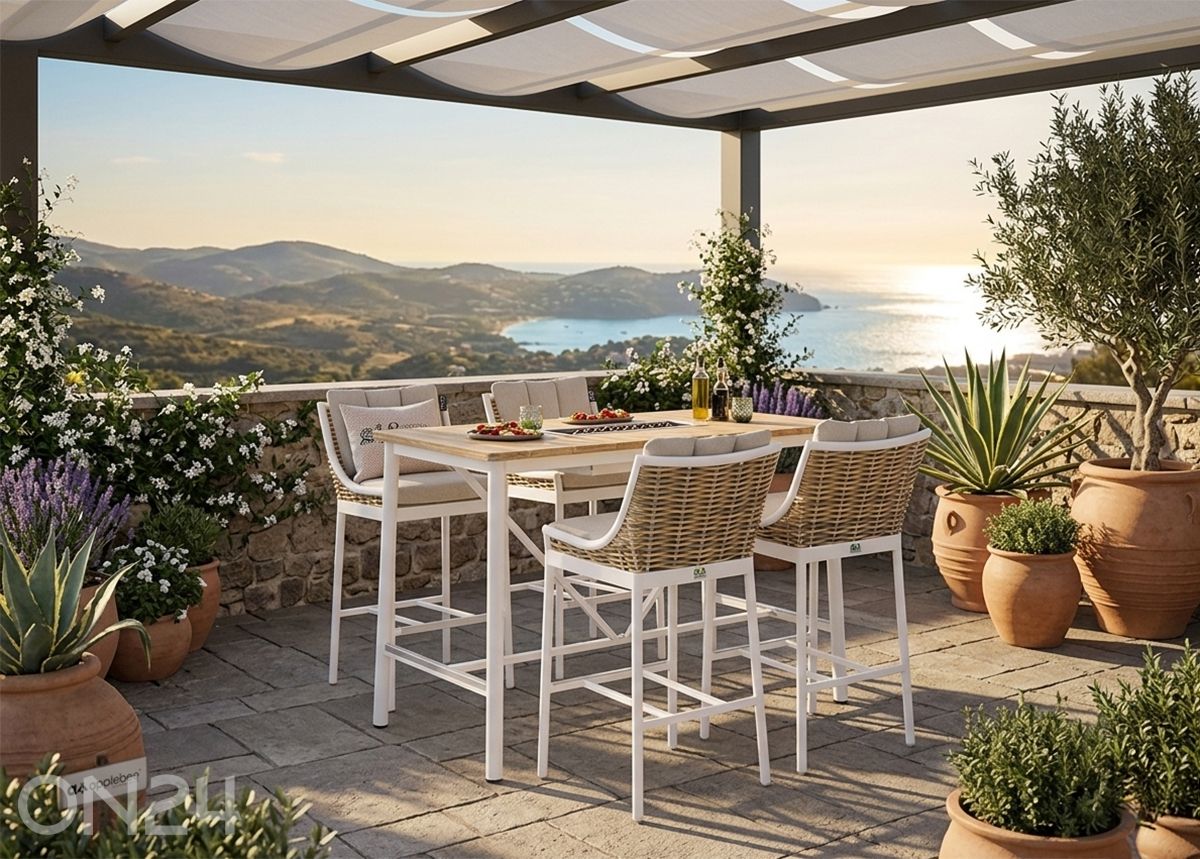 Aiamööbli komplekt Milou suurendatud