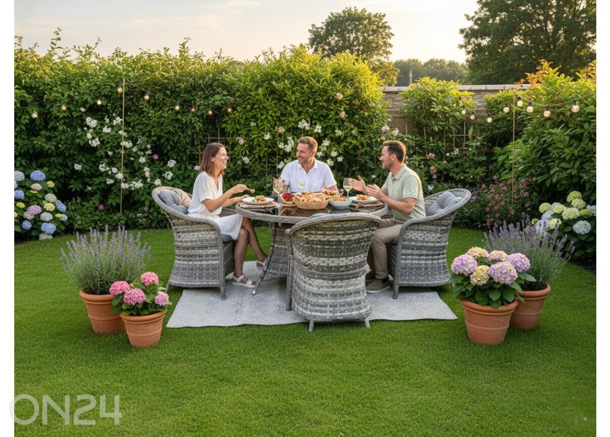 Aiamööbli komplekt Moderno suurendatud