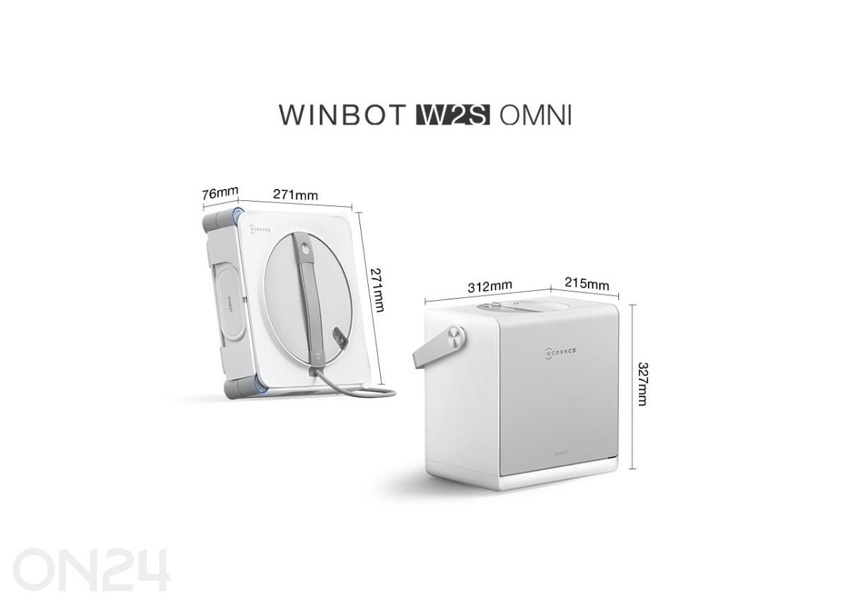 Aknapesurobot Ecovacs Winbot W2S Omni suurendatud