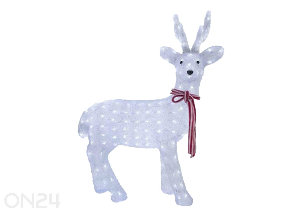 Akrüülist hirve kuju LED valgustitega suurendatud