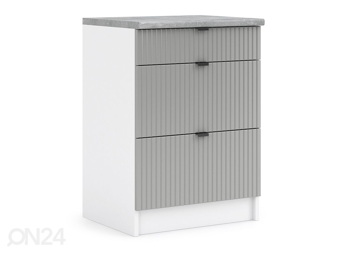Alumine köögikapp Lisson 60 cm suurendatud