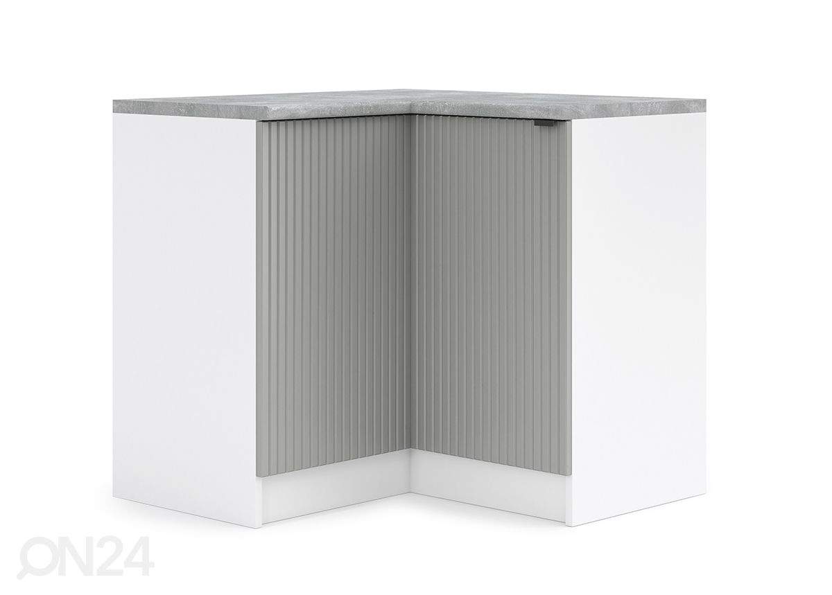 Alumine nurgakapp Lissone 90x90 cm suurendatud