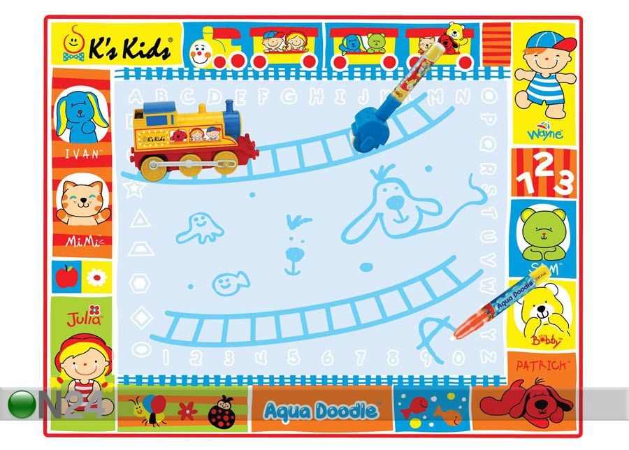 Aqua Doodle veduriga joonistusmatt suurendatud