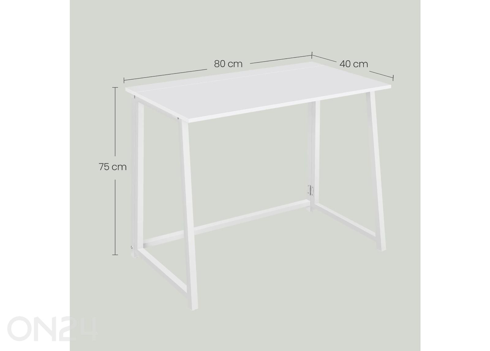 Arvutilaud Max 40x80 cm suurendatud mõõdud