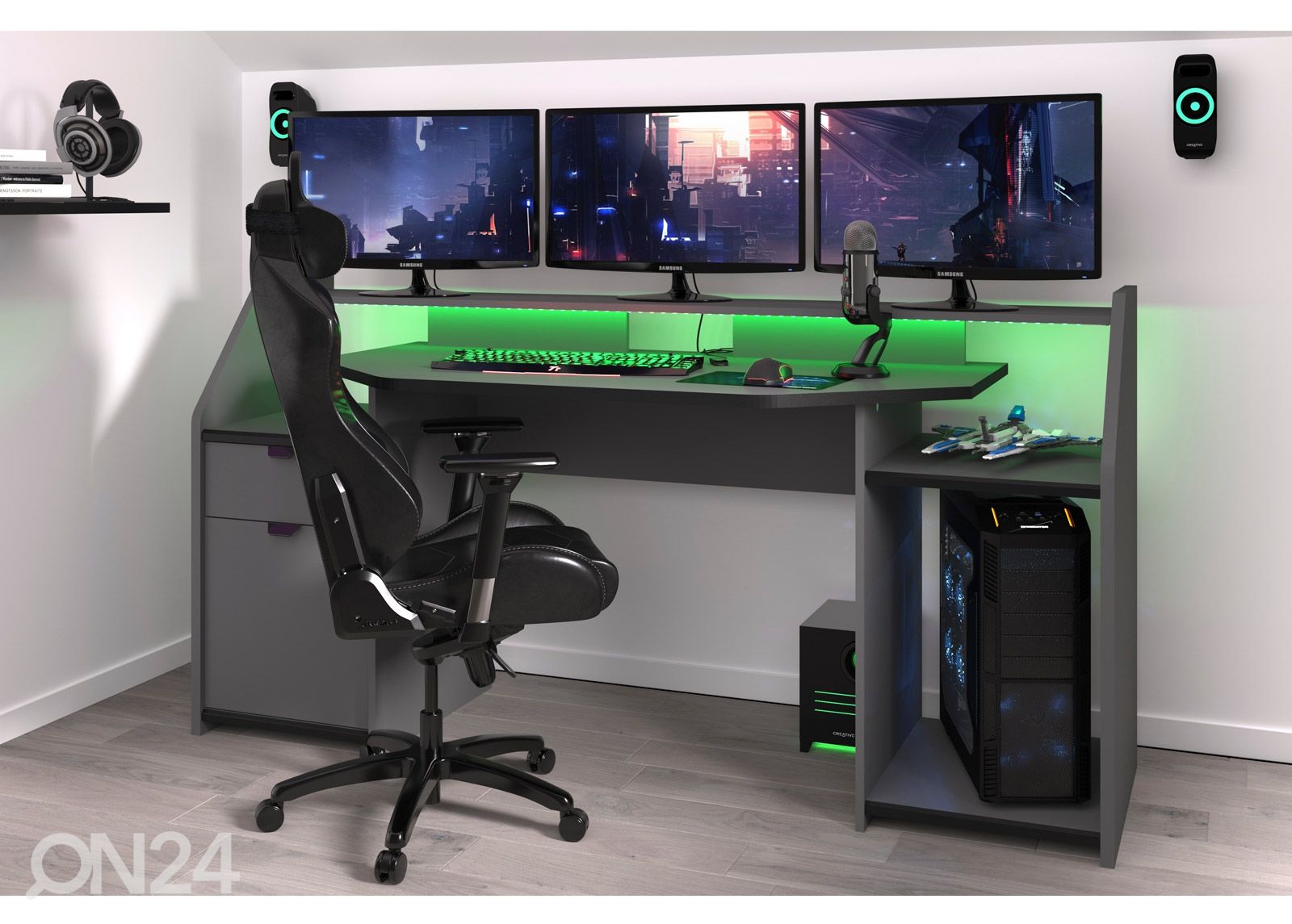 Arvutilaud Set Up suurendatud