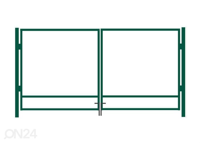 Autovärava raam 1,25x4 m suurendatud