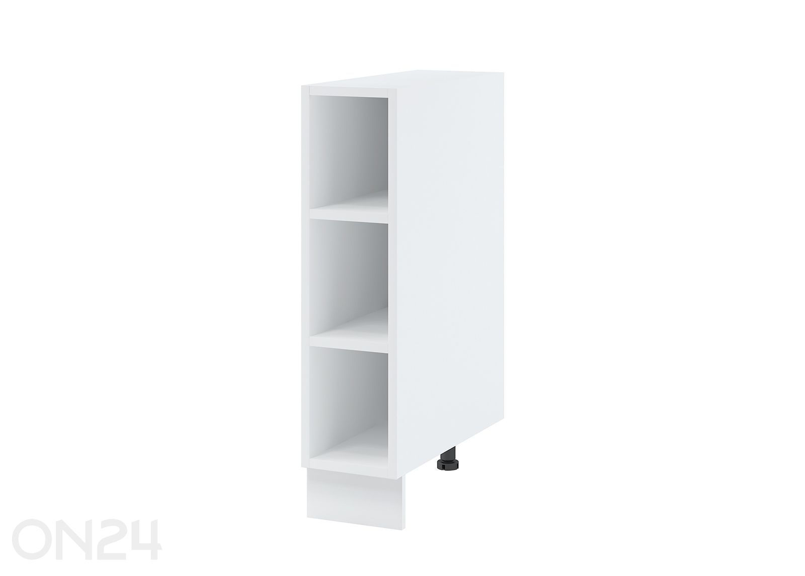 Avatud alumine köögiriiul 20 cm suurendatud