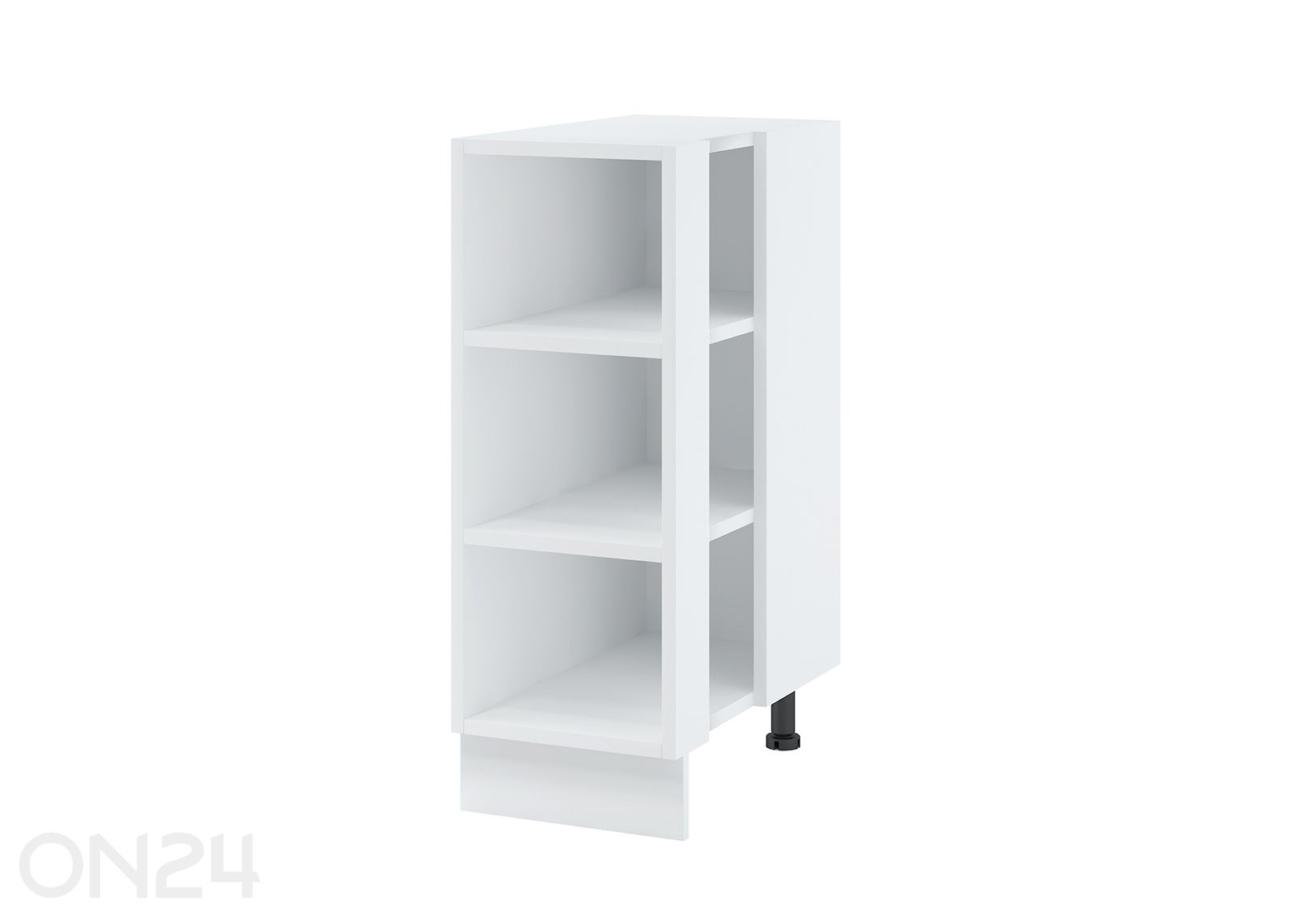 Avatud alumine köögiriiul 32 cm suurendatud