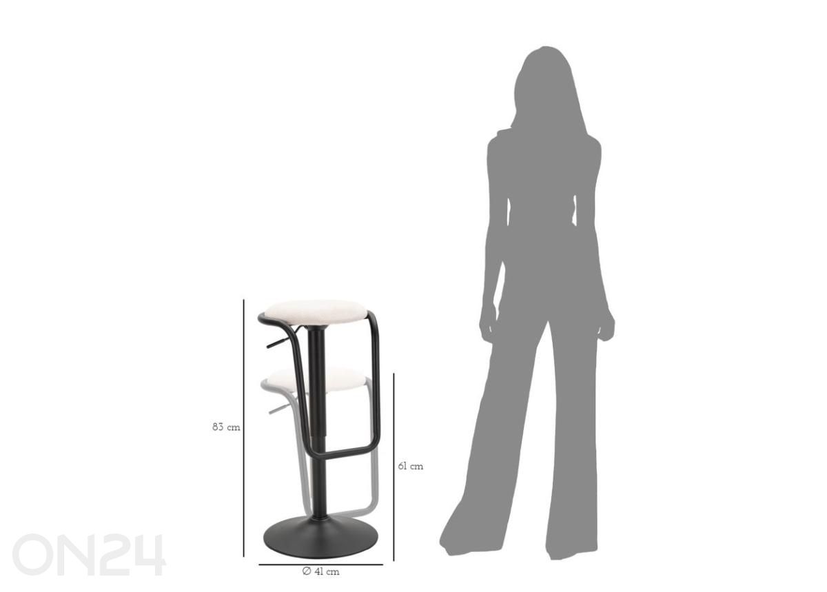 Baaripukk Destiny, valge suurendatud mõõdud