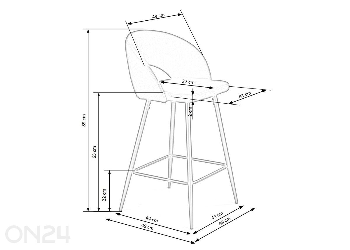 Baaritool suurendatud mõõdud