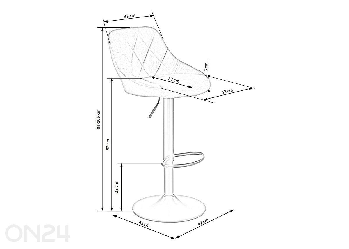 Baaritool suurendatud mõõdud