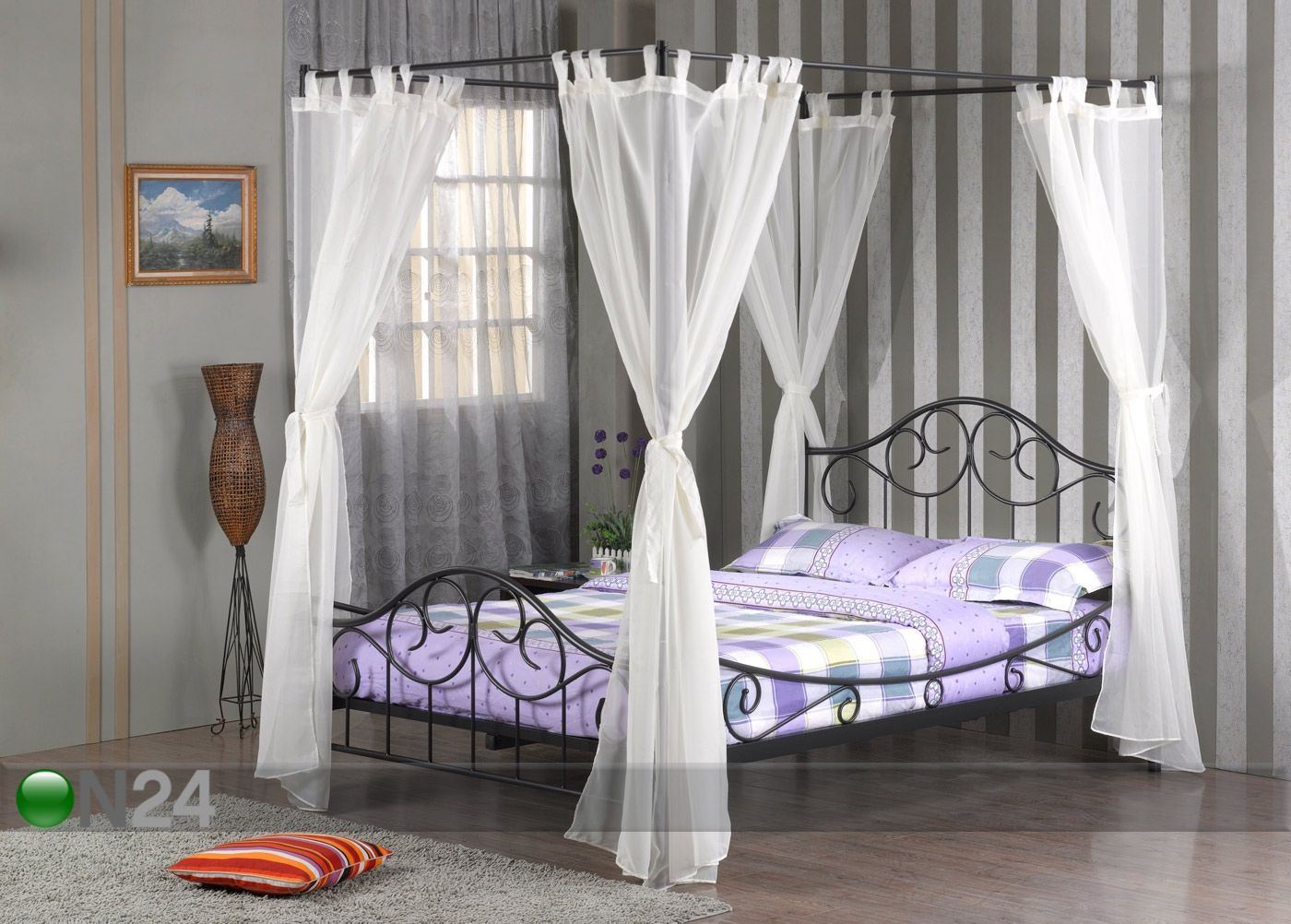 Baldahhiinvoodi Shelbayville 160x200 cm suurendatud