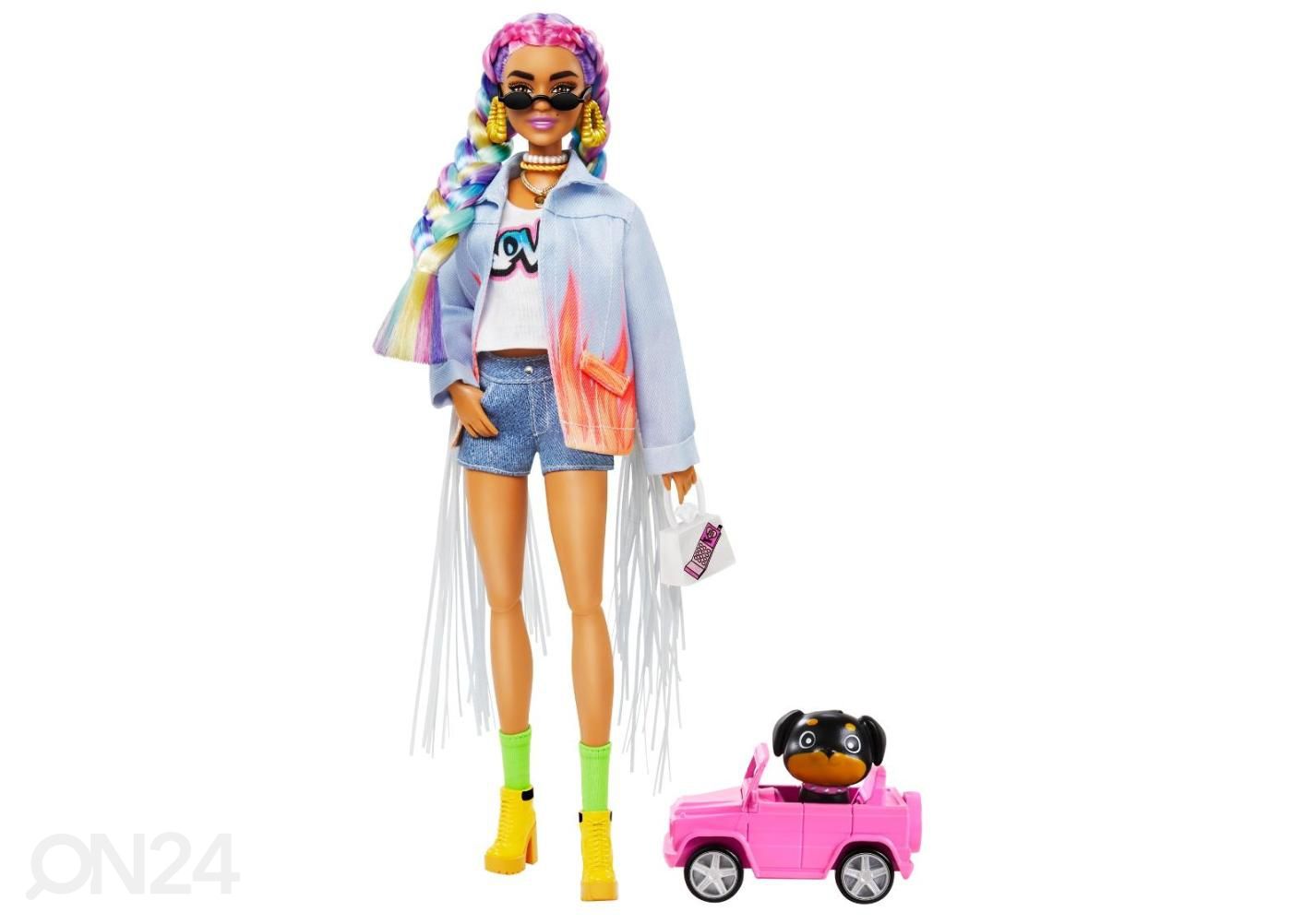 Barbie® Ekstra Vikerkaare patsid suurendatud