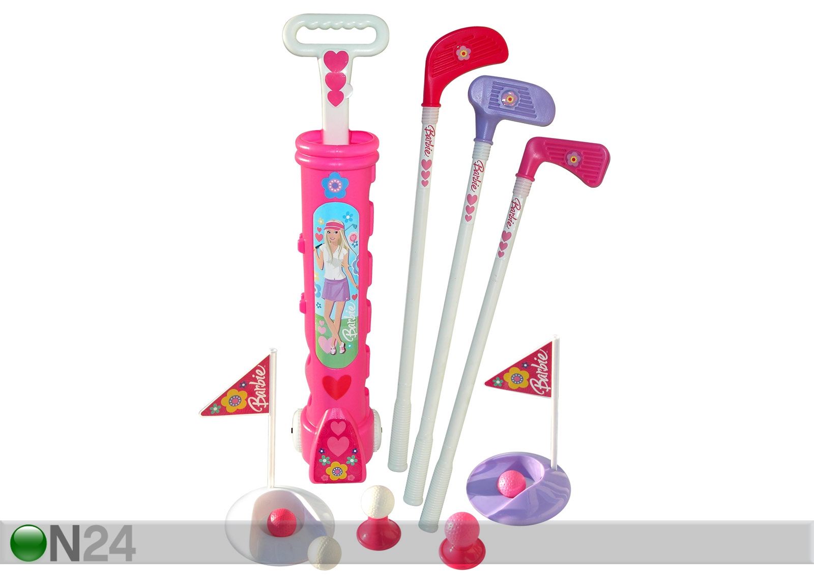 Barbie golfikomplekt suurendatud