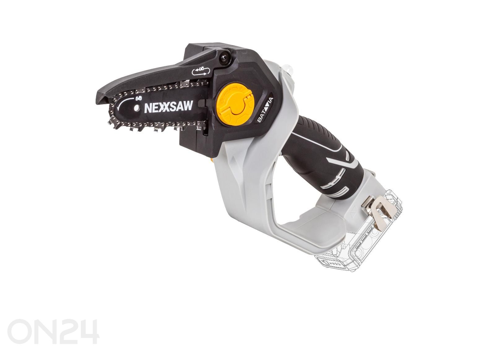Batavia 18V Nexxsaw ühe käega kettsaag 6'' V3, ilma aku ja laadijata suurendatud