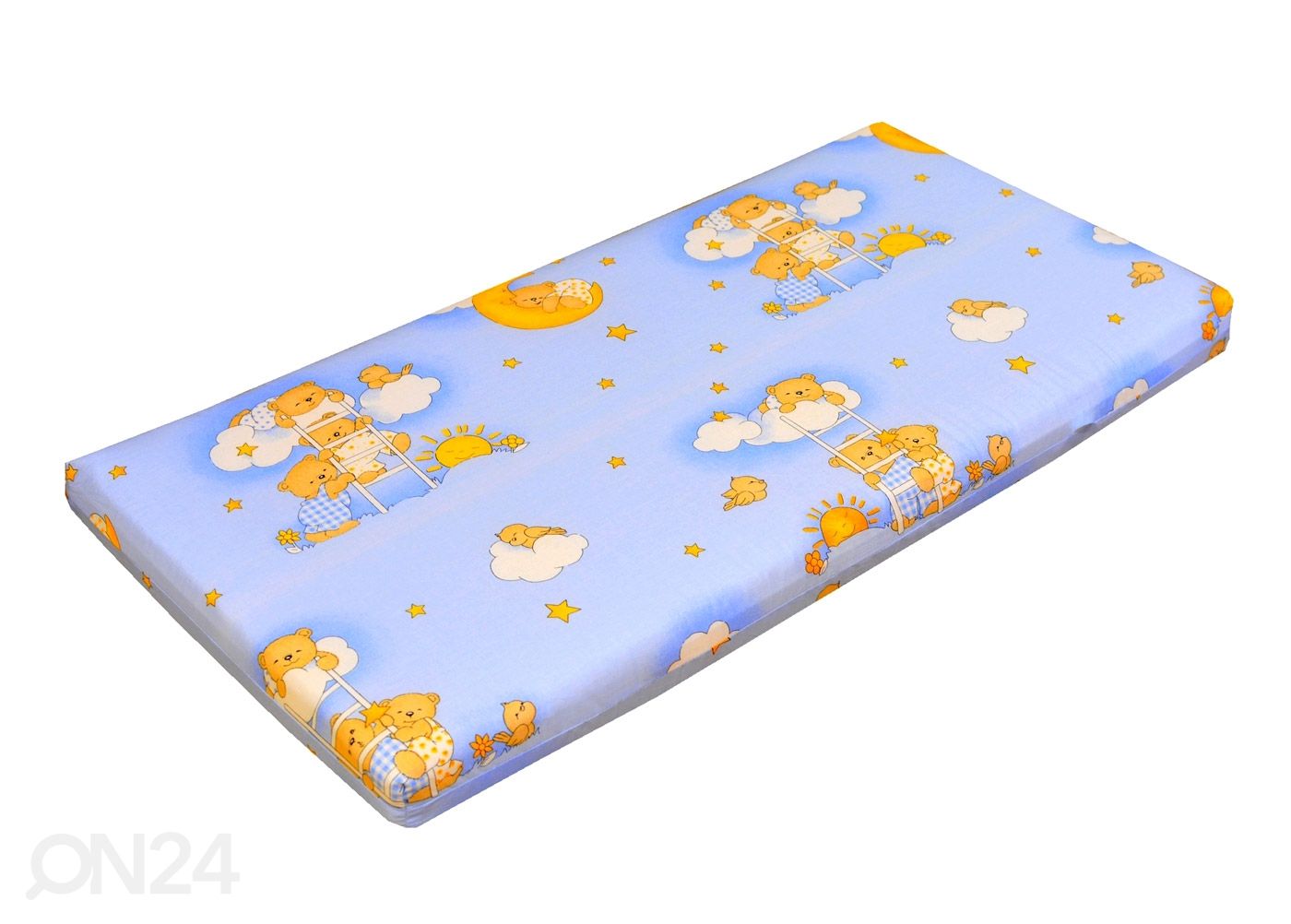 Beebimadrats Teddy Bear sinine 60x120 cm suurendatud