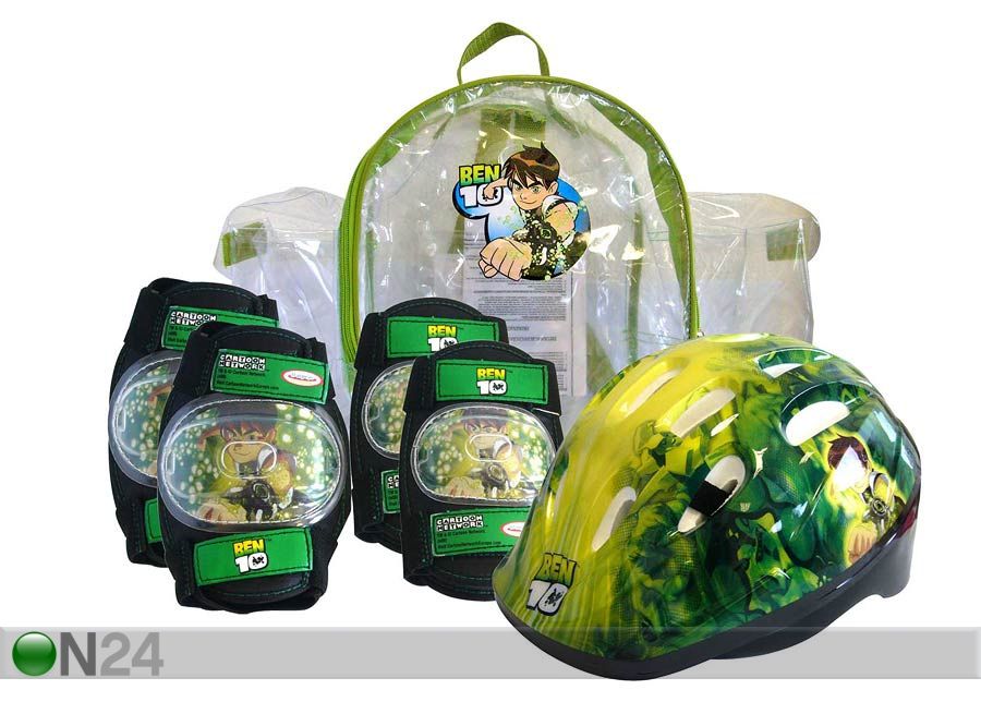 BEN 10 kiiver ja kaitsmed suurendatud