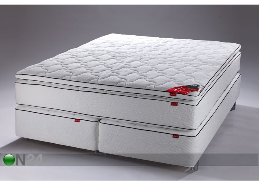 Black zoned Multipocket Tempsmart kontinentaalvoodi 180x200 cm suurendatud