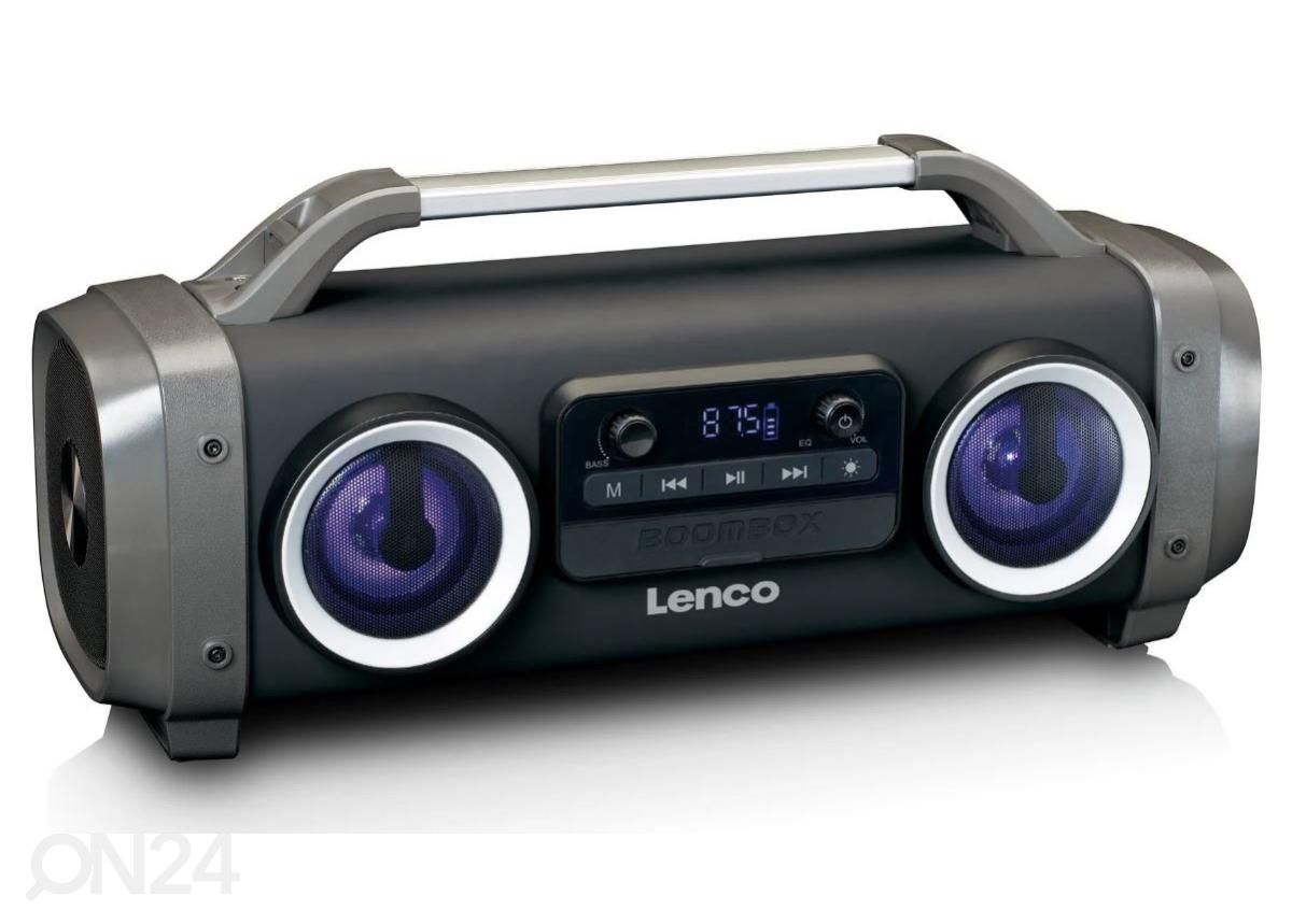 Bluetooth kõlar Lenco SPR100BK, black suurendatud