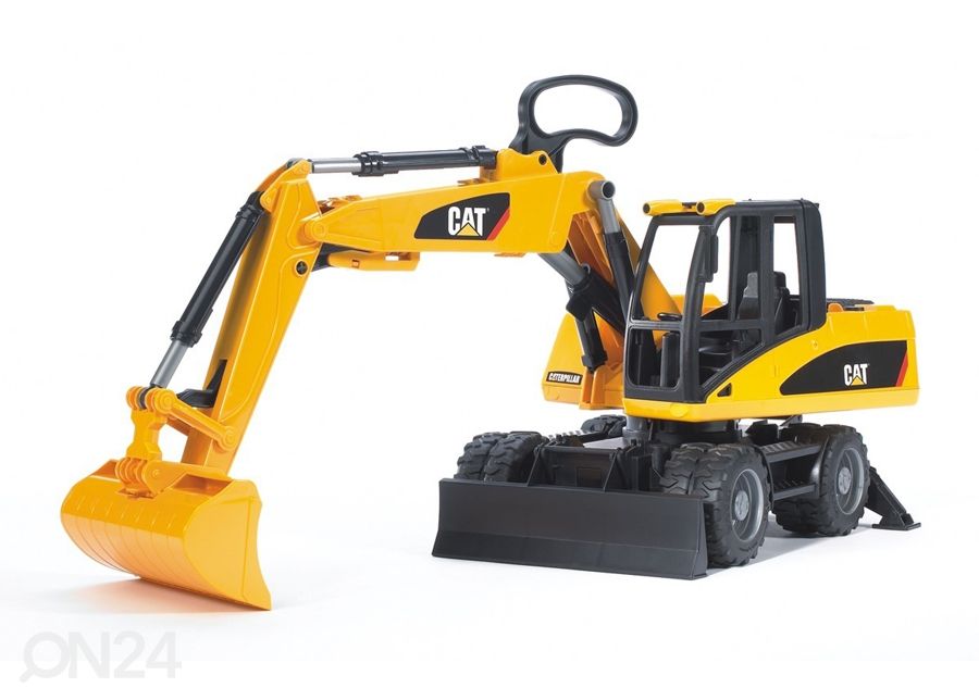 Caterpillar ratasekskavaator 1:16 Bruder suurendatud