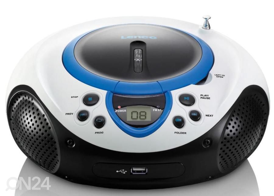 CD-raadio Lenco, sinine suurendatud