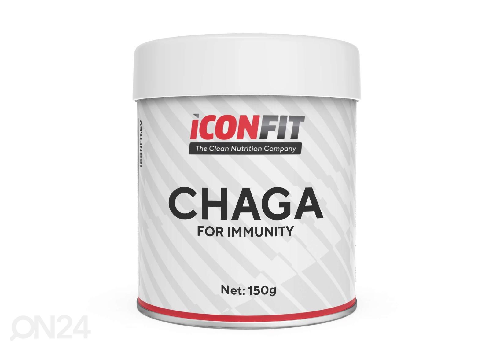 Chaga pulber Eesti 150 g Iconfit suurendatud