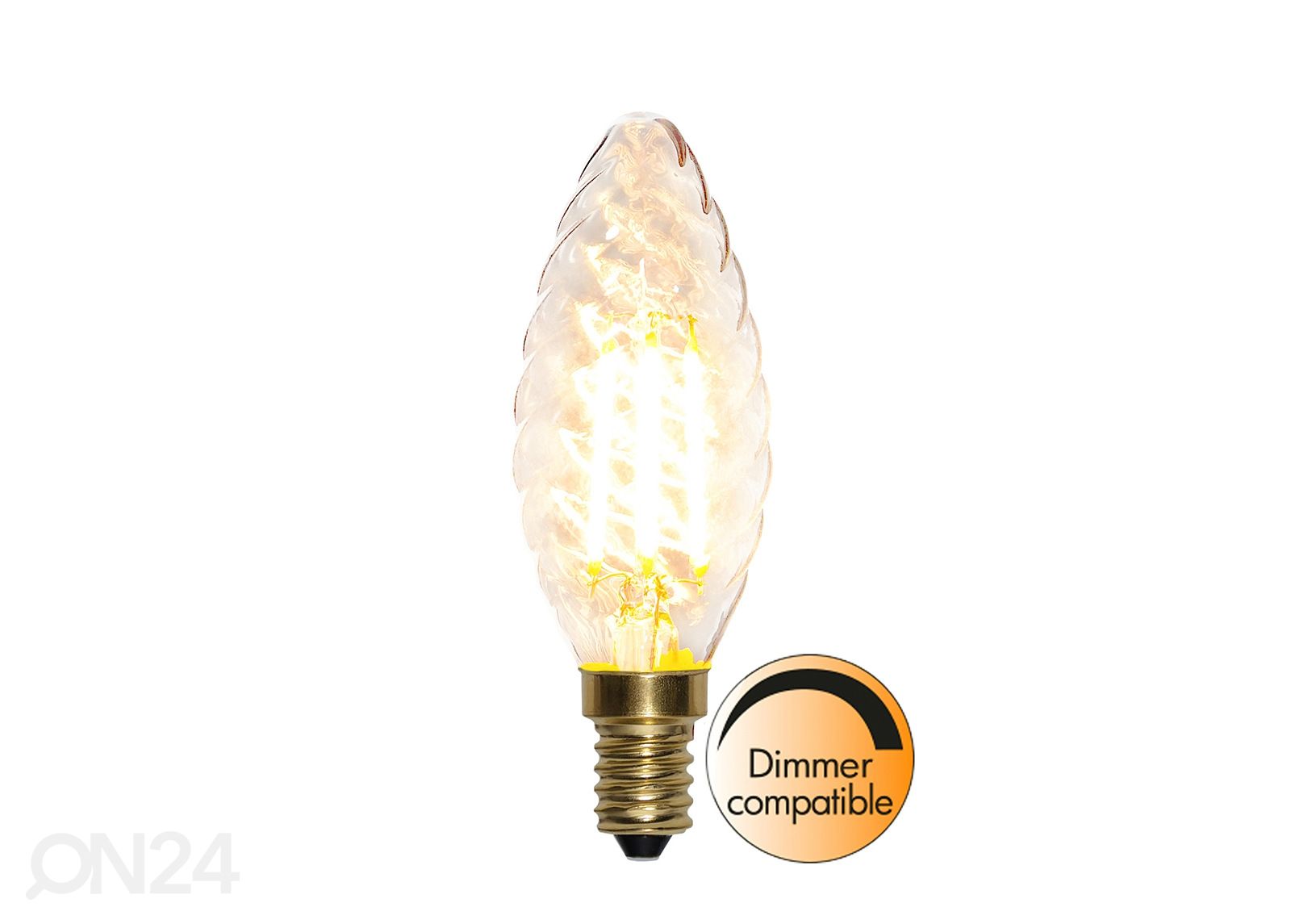Dekoratiivne LED elektripirn E14 4W suurendatud