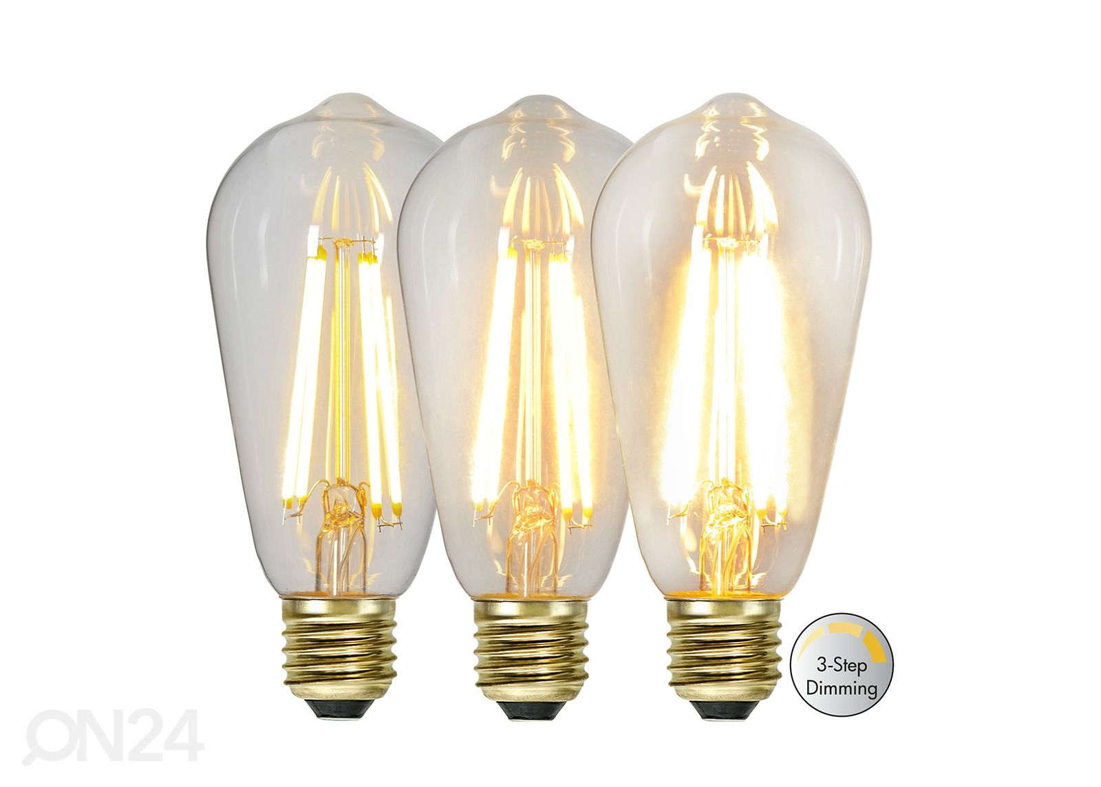 Dekoratiivne LED elektripirn E27 6,5W suurendatud