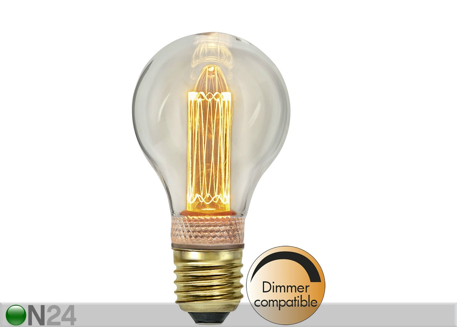 Dekoratiivne LED pirn E27 2,3W suurendatud