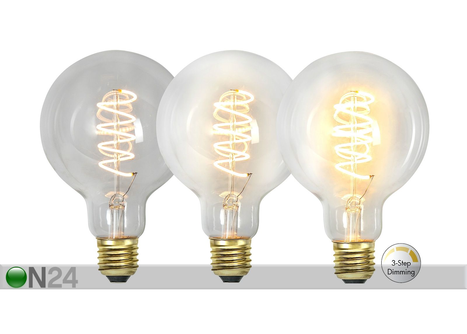 Dekoratiivne LED pirn E27, 4W suurendatud