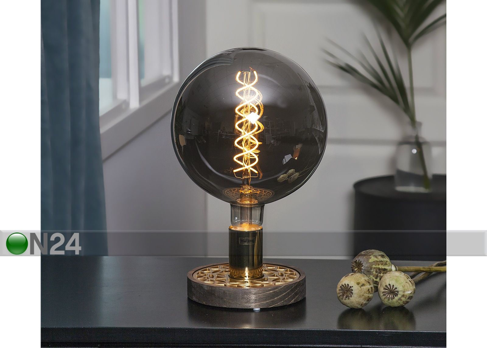 Dekoratiivne LED pirn E27 6 W suurendatud