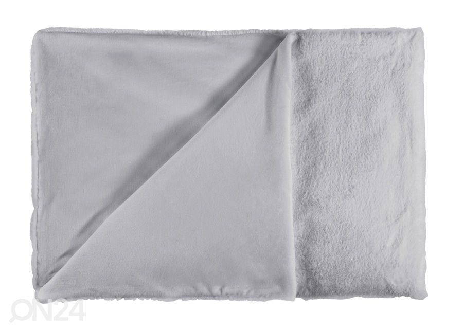 Dekoratiivne pleed Heaven Silver 150x200 cm suurendatud