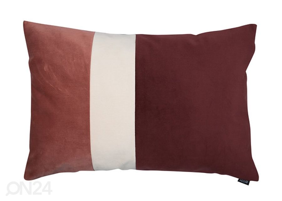 Dekoratiivpadi Velvet Trio Midi roosa & purpur 40x60 cm suurendatud