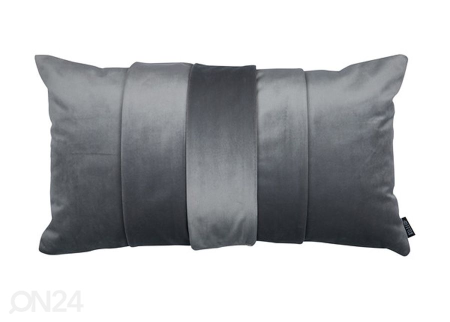 Dekoratiivpadi Velvet Trio Mini helehall 30x50 cm suurendatud