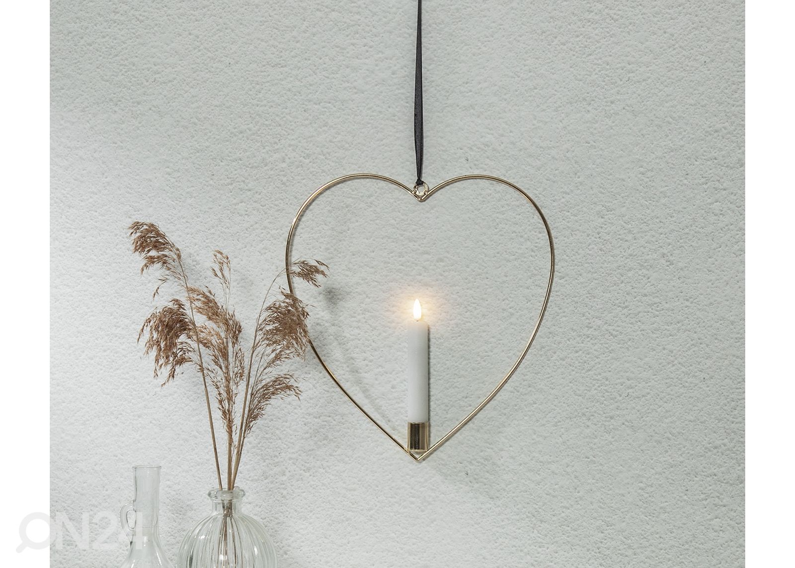 Dekoratsioon Flamme Heart suurendatud