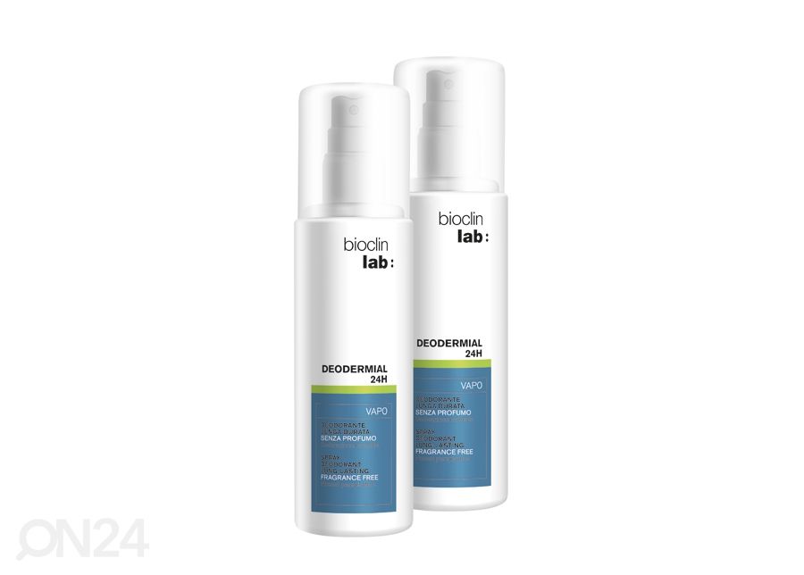 Deodorant lõhnavaba BioClin Lab 2x100ml suurendatud
