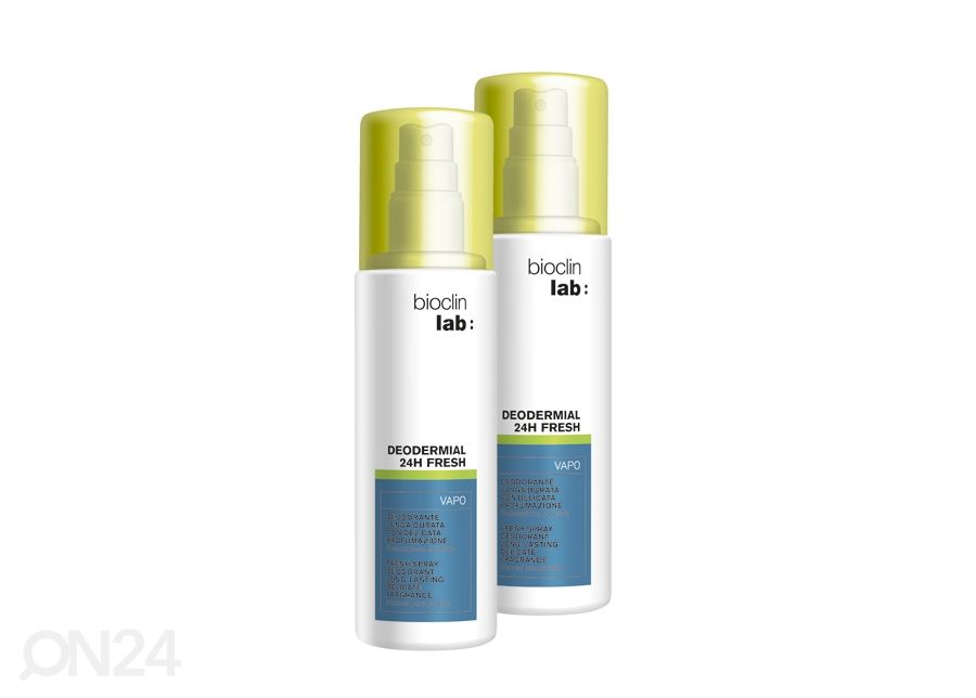 Deodorant värske lõhnaga Bioclin Lab 2x100ml suurendatud