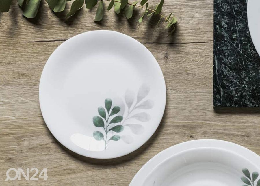 Desserttaldrik Botanica Verde, Ø 20 cm, 4 tk suurendatud