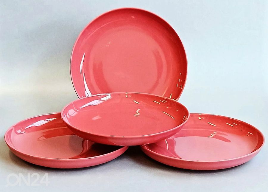 Desserttaldrik Rondo Koral Ø 22 cm, 4 tk suurendatud