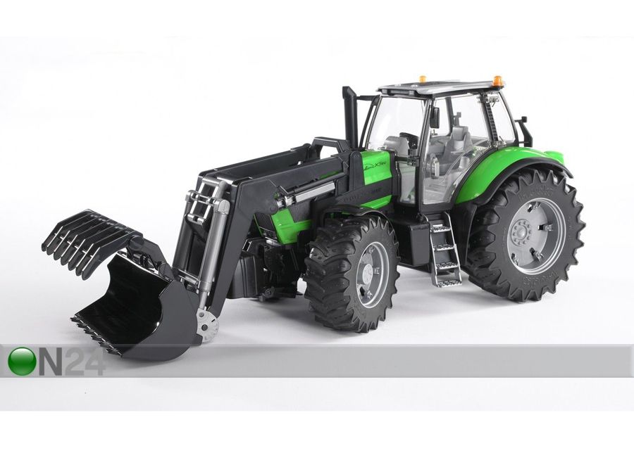 Deutz Agroton X720 esilaaduriga 1:16 Bruder suurendatud