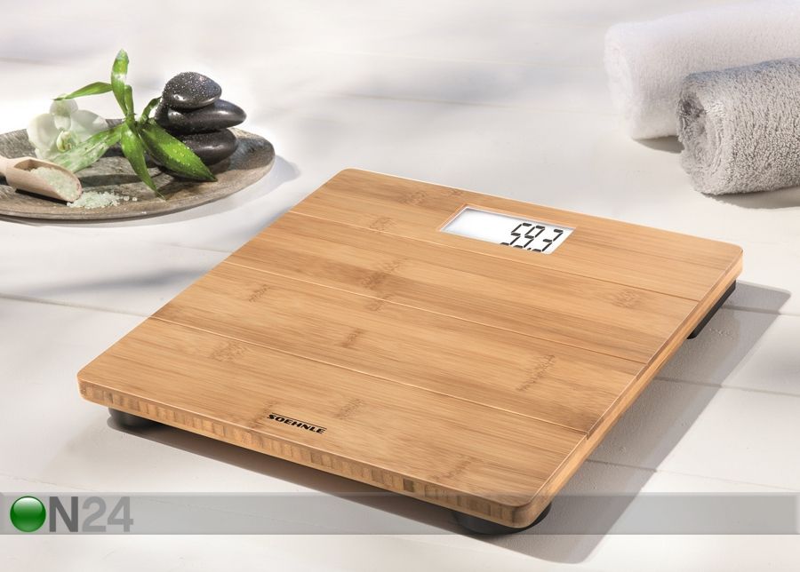 Digitaalne kaal Soehnle Bamboo Natural suurendatud