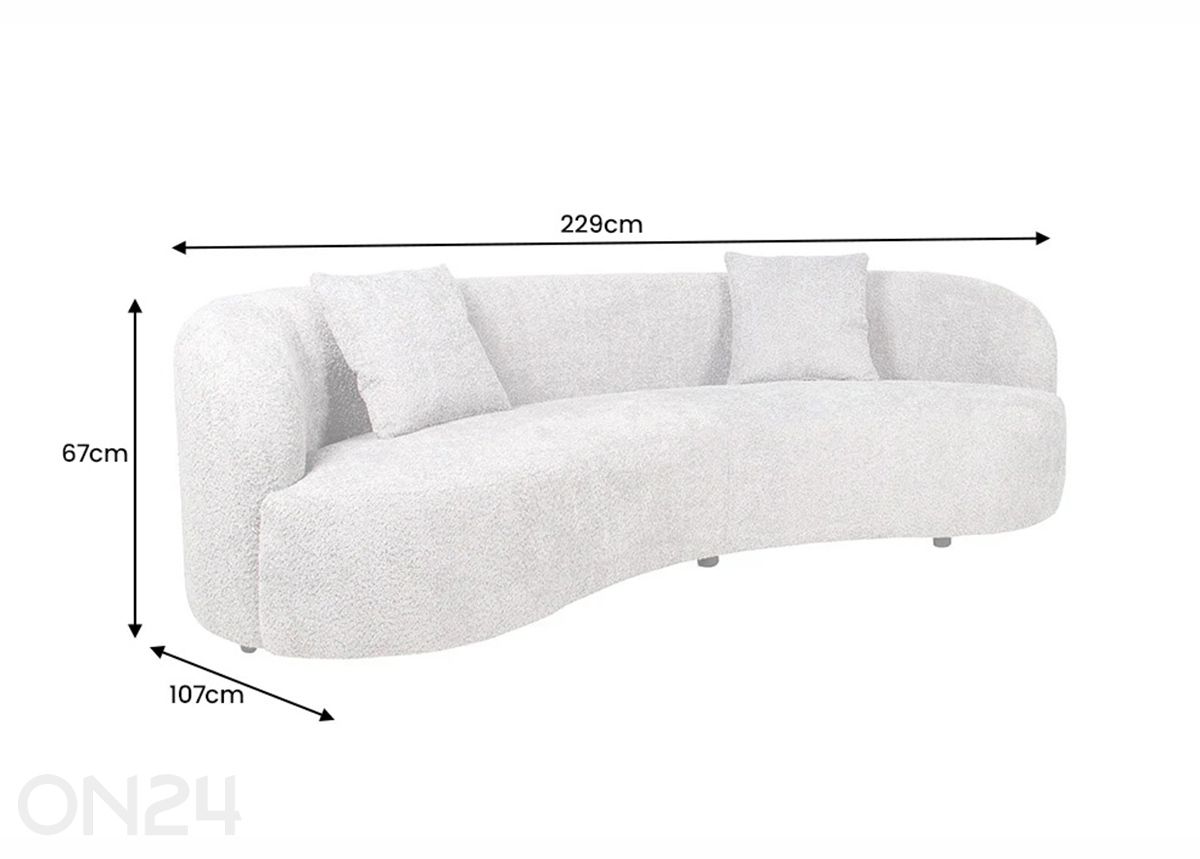 Diivan Atelier suurendatud mõõdud