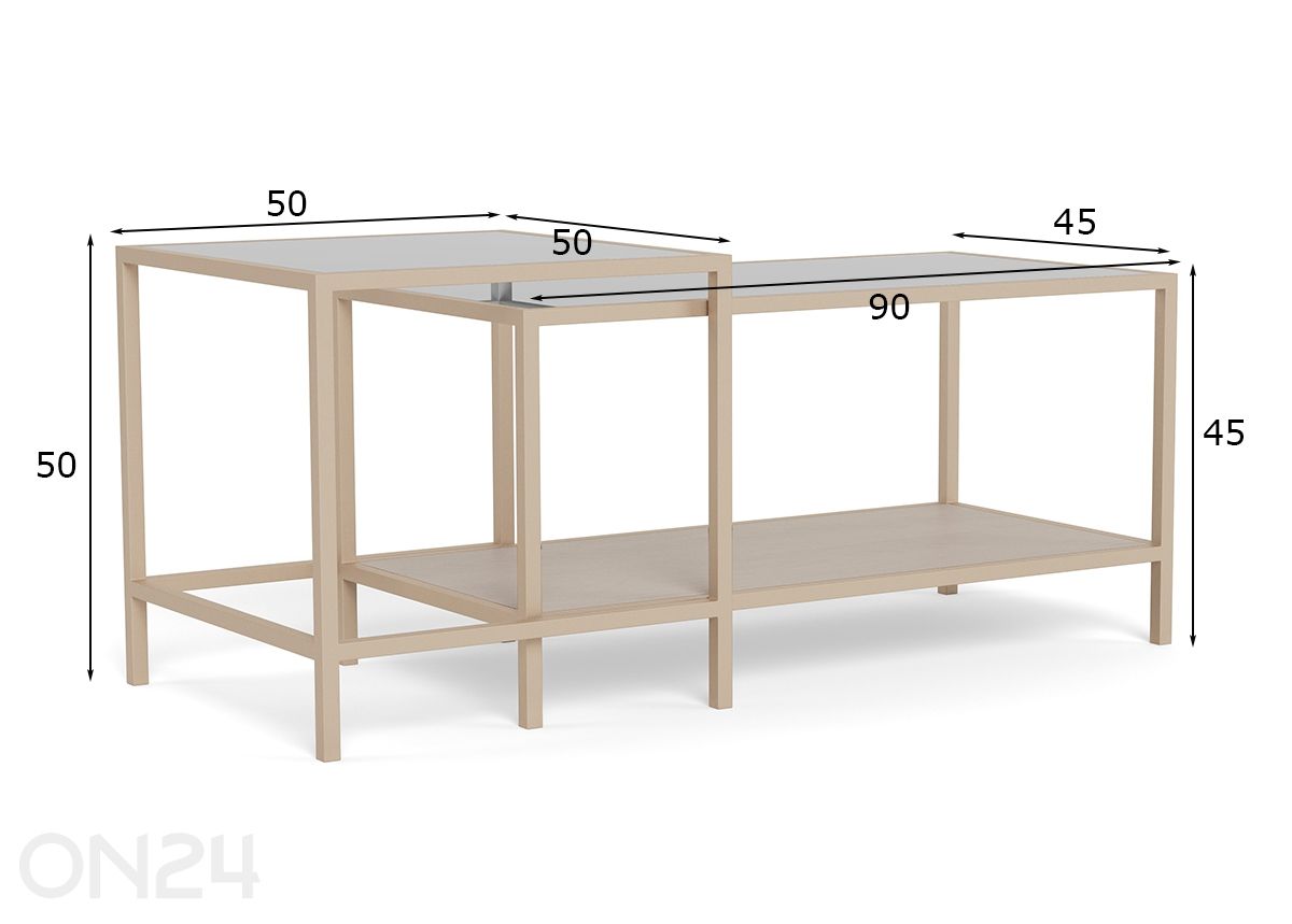 Diivanilauad Spectral, 2 tk suurendatud mõõdud