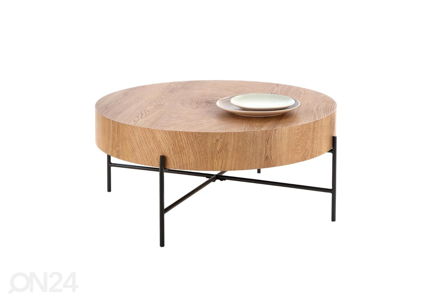 Diivanilaud Ø 80 cm suurendatud