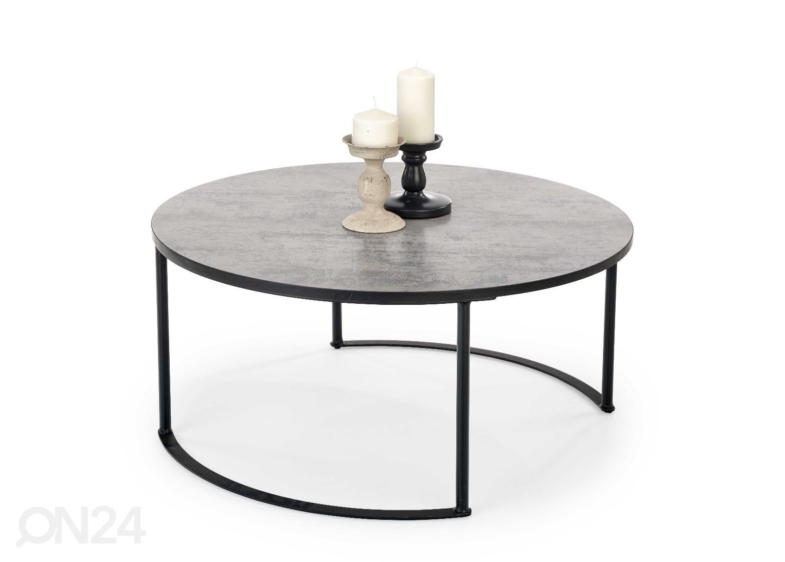 Diivanilaud Ø 80 cm suurendatud